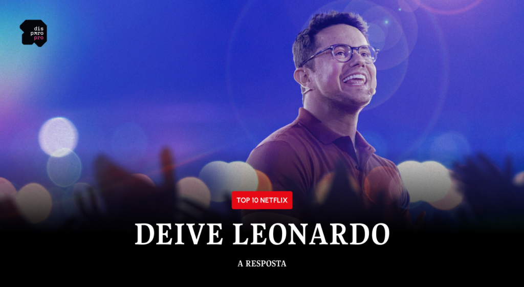 Deive Leonardo na capa do filme A Resposta da Netflix.
