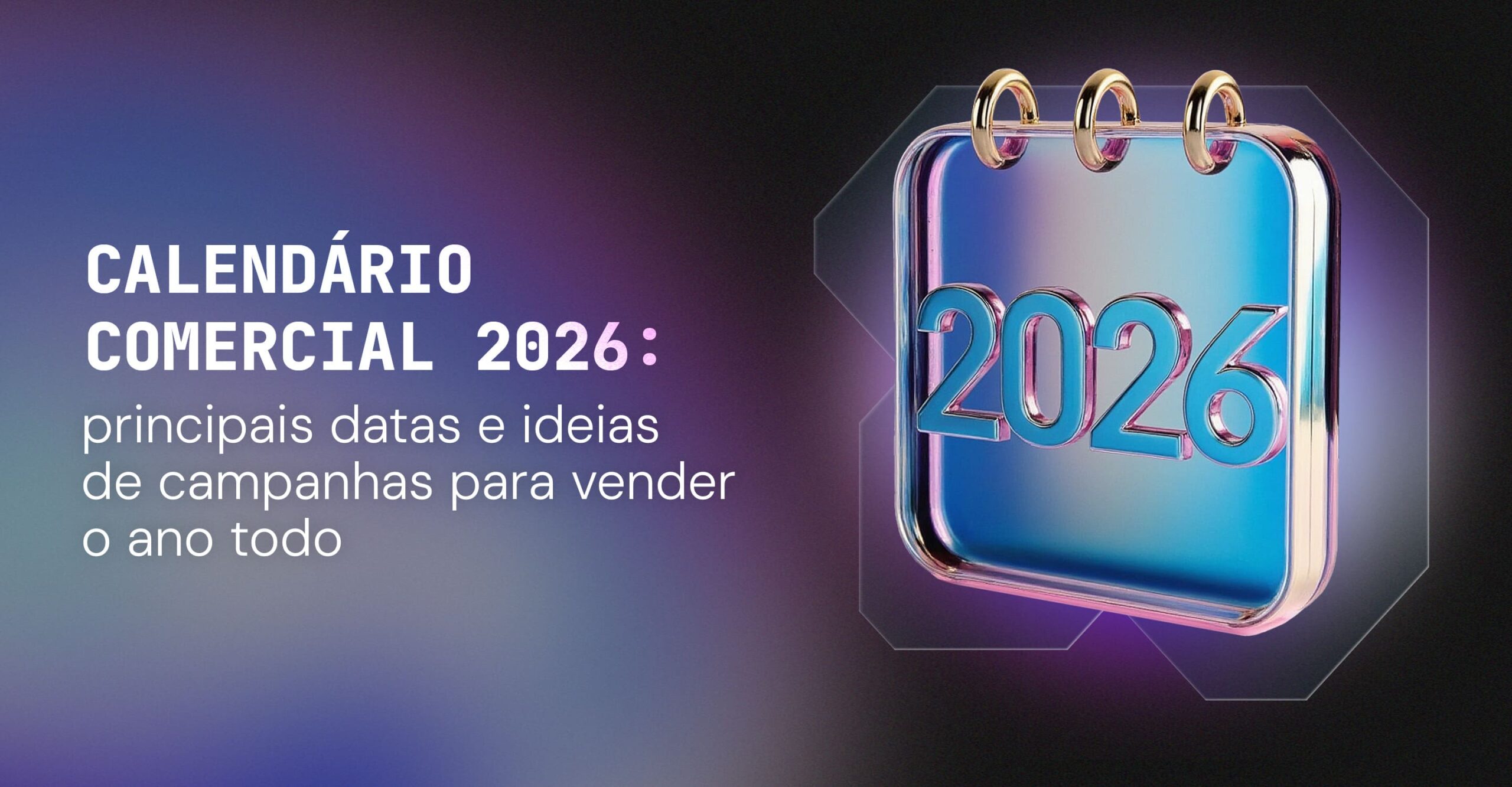 calendário comercial