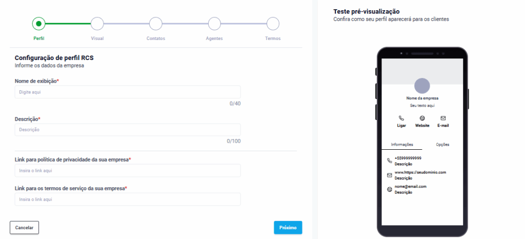 Como configurar o seu Canal de RCS 2 image 38